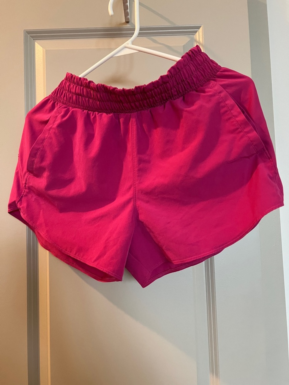 Under Armour Women's Fuchsia Athletic Shorts